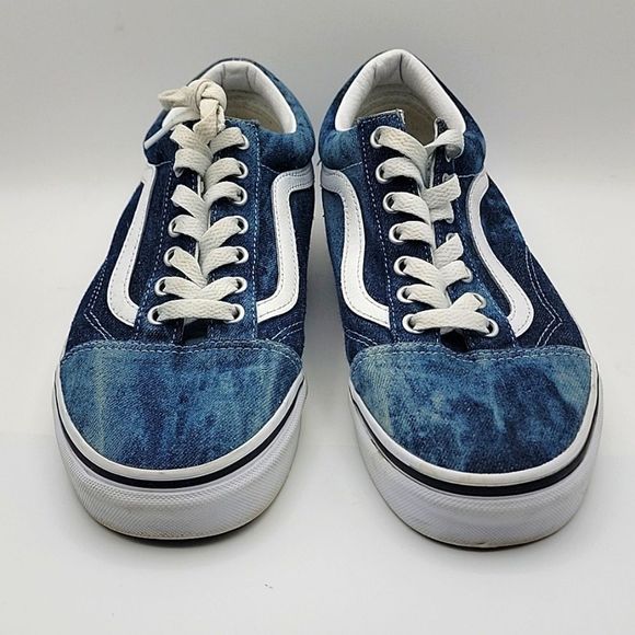 Vans Old Skool 'Denim' Skateboarding Shoes. SIZE 9 Men/ 10.5 Women.  S916 - Picture 2 of 6
